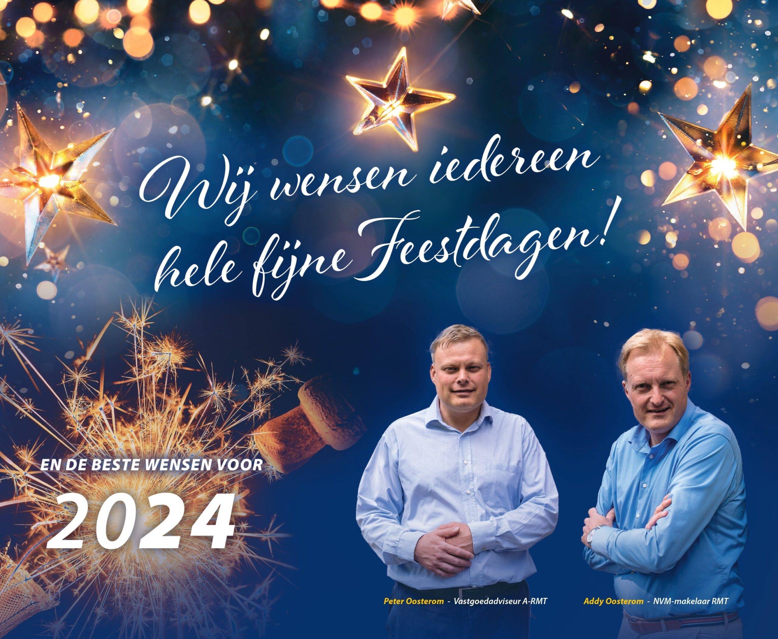 Fijne feestdagen en de beste wensen voor 2024!